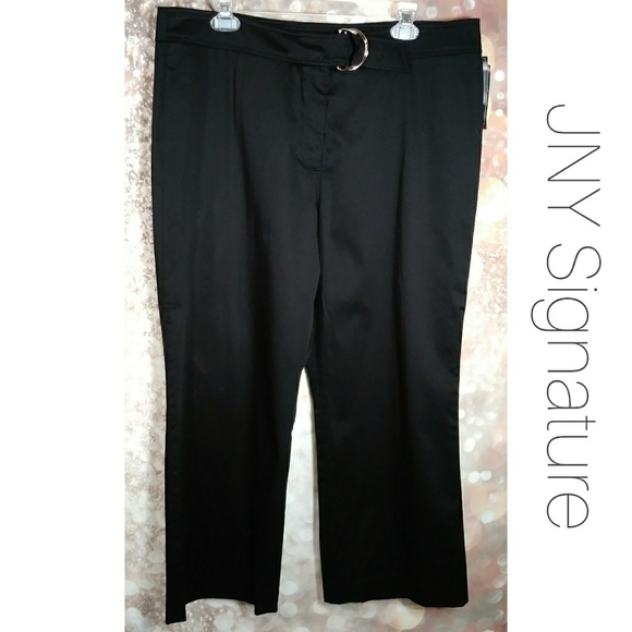 Jones New York Pants - Jones New York Signature Stretch Antigua Black